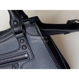 Balenciaga Fashion Leather Crossbody Handbag Black