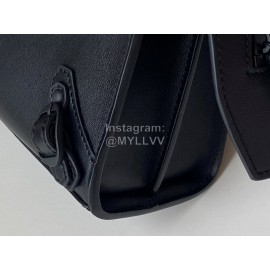 Balenciaga Fashion Leather Crossbody Handbag Black