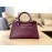 Balenciaga Fashion Leather Crossbody Handbag Wine Red