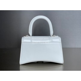 Balenciaga Small Fashion Cowhide Crossbody Bag Handbag White