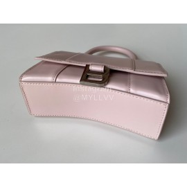 Balenciaga Small Fashion Cowhide Crossbody Bag Handbag Pink
