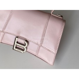 Balenciaga Small Fashion Cowhide Crossbody Bag Handbag Pink