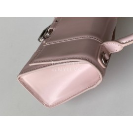 Balenciaga Small Fashion Cowhide Crossbody Bag Handbag Pink