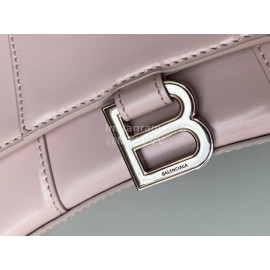 Balenciaga Small Fashion Cowhide Crossbody Bag Handbag Pink
