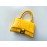 Balenciaga Small Fashion Cowhide Crossbody Bag Handbag Yellow