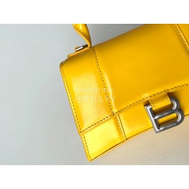 Balenciaga Small Fashion Cowhide Crossbody Bag Handbag Yellow