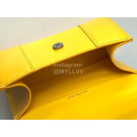 Balenciaga Small Fashion Cowhide Crossbody Bag Handbag Yellow
