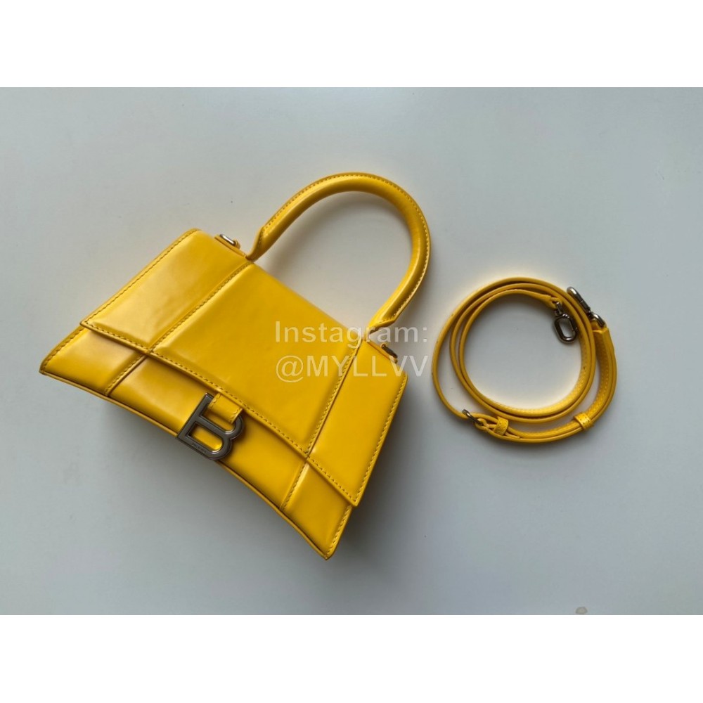 Balenciaga Fashion Cowhide Crossbody Bag Handbag Yellow