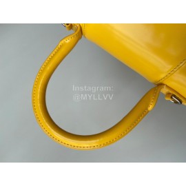 Balenciaga Fashion Cowhide Crossbody Bag Handbag Yellow