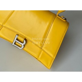Balenciaga Fashion Cowhide Crossbody Bag Handbag Yellow