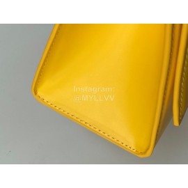 Balenciaga Fashion Cowhide Crossbody Bag Handbag Yellow