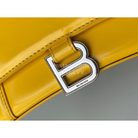 Balenciaga Fashion Cowhide Crossbody Bag Handbag Yellow