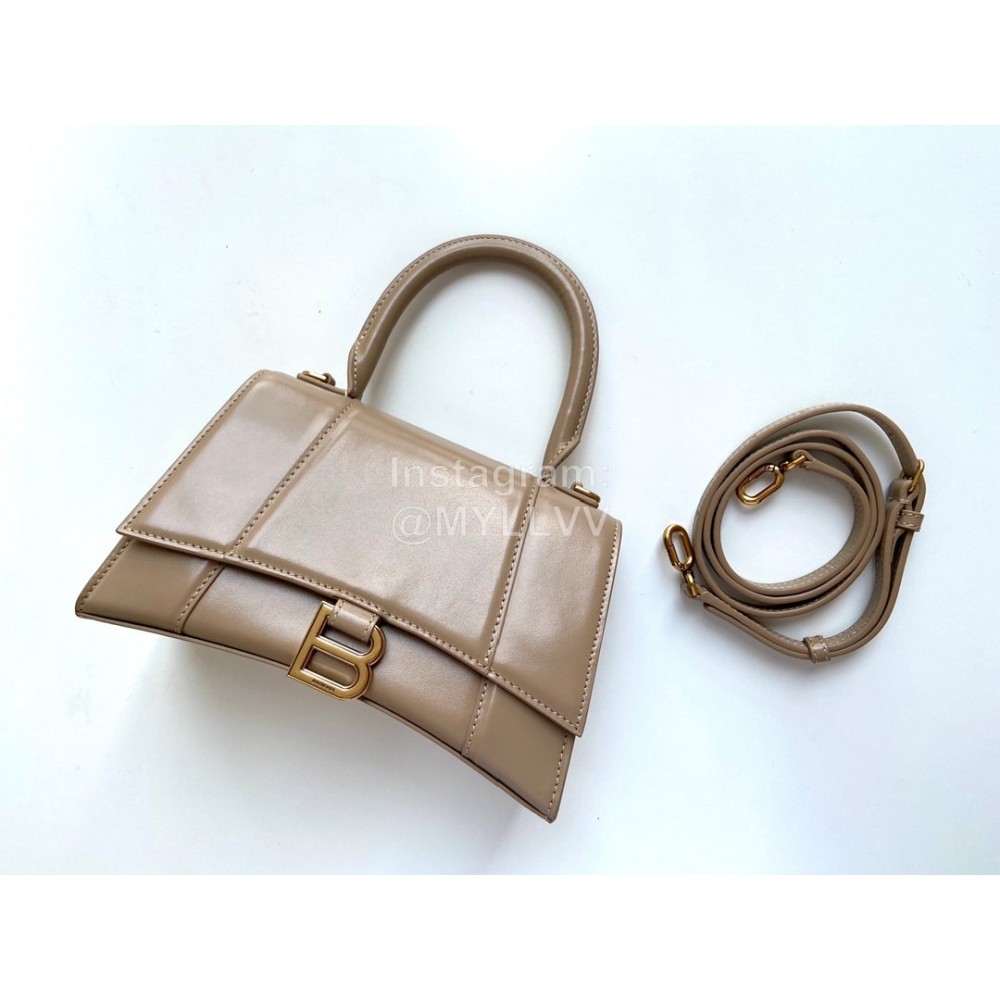 Balenciaga Fashion Cowhide Crossbody Bag Handbag Brown