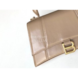 Balenciaga Fashion Cowhide Crossbody Bag Handbag Brown