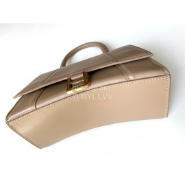 Balenciaga Fashion Cowhide Crossbody Bag Handbag Brown