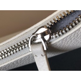 Balenciaga Small Letter Printed Cowhide Handbag White