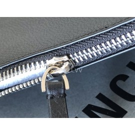 Balenciaga Small Letter Printed Cowhide Handbag Black