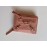 Balenciaga Litchi Grain Cowhide Two Folding Wallets Pink