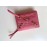 Balenciaga Litchi Grain Cowhide Two Folding Wallets Rose Red