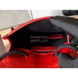Balenciaga Fashion Cowhide Crossbody Bag Red