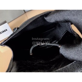 Balenciaga Fashion Cowhide Crossbody Bag Black