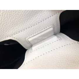 Balenciaga Fashion Cowhide Shopping Bag Handbag White