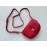Balenciaga Soft Red Cowhide Crossbody Flap Bag