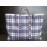 Balenciaga Large Plaid Travelling Bag