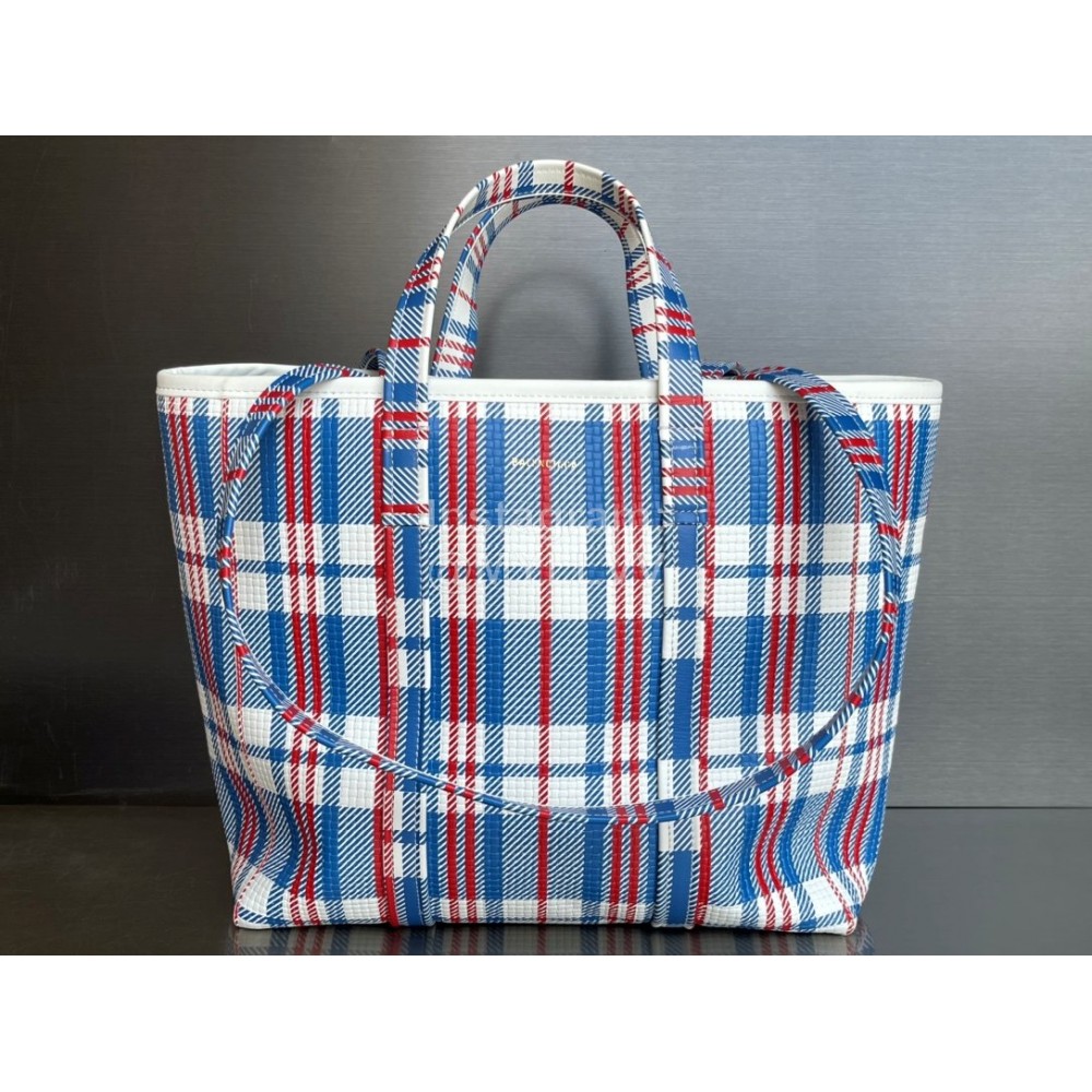 Balenciaga Medium Plaid Travelling Bag