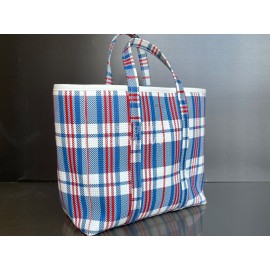 Balenciaga Medium Plaid Travelling Bag