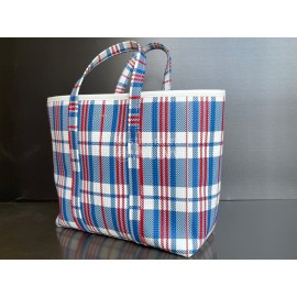 Balenciaga Medium Plaid Travelling Bag