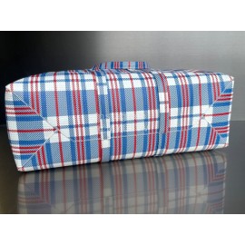 Balenciaga Medium Plaid Travelling Bag
