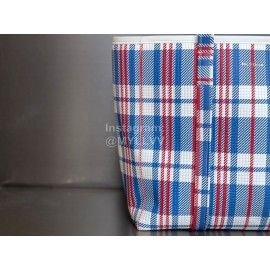 Balenciaga Medium Plaid Travelling Bag