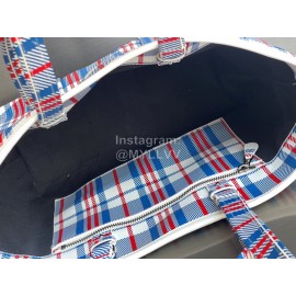 Balenciaga Medium Plaid Travelling Bag