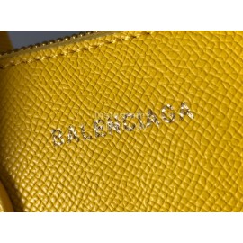 Balenciaga Fashion Leather Crossbody Bag Handbag Yellow