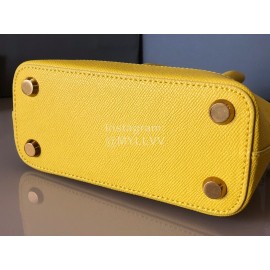 Balenciaga Fashion Leather Crossbody Bag Handbag Yellow
