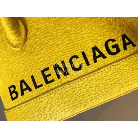 Balenciaga Fashion Leather Crossbody Bag Handbag Yellow