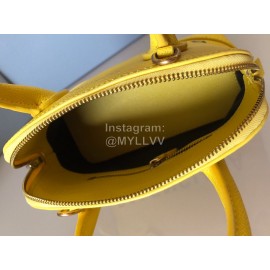 Balenciaga Fashion Leather Crossbody Bag Handbag Yellow