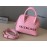 Balenciaga Fashion Leather Crossbody Bag Handbag Pink