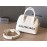 Balenciaga Fashion Leather Crossbody Bag Handbag White