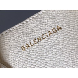 Balenciaga Fashion Leather Crossbody Bag Handbag White