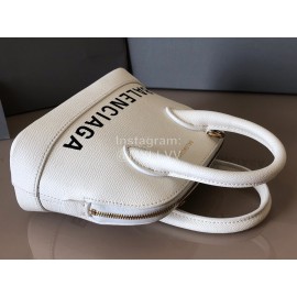 Balenciaga Fashion Leather Crossbody Bag Handbag White