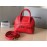 Balenciaga Fashion Leather Crossbody Bag Handbag Red