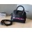 Balenciaga Fashion Leather Crossbody Bag Handbag Black