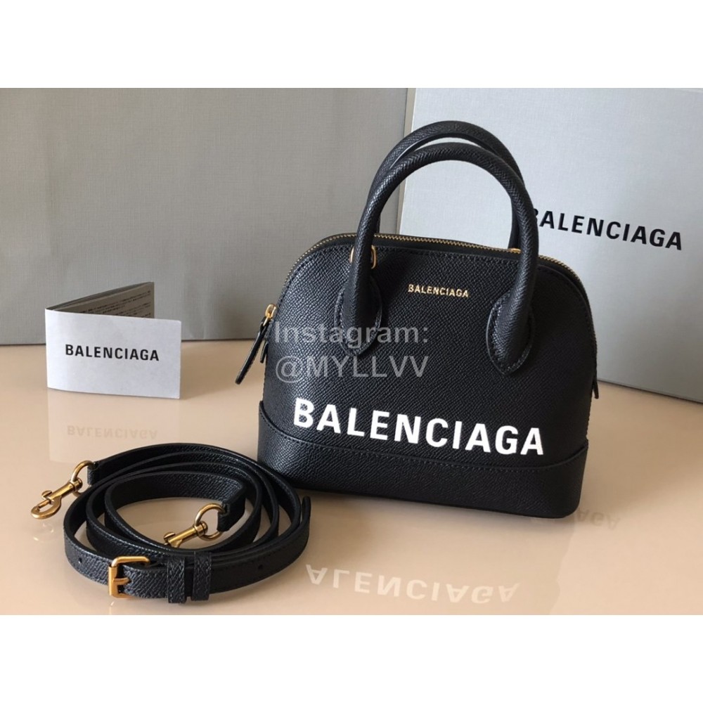 Balenciaga Fashion Black Leather Crossbody Bag Handbag
