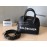 Balenciaga Fashion Black Leather Crossbody Bag Handbag