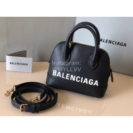 Balenciaga Fashion Black Leather Crossbody Bag Handbag