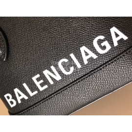 Balenciaga Fashion Black Leather Crossbody Bag Handbag