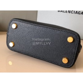 Balenciaga Fashion Black Leather Crossbody Bag Handbag