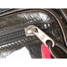 Balenciaga Graffiti Sheepskin Beltpack Black